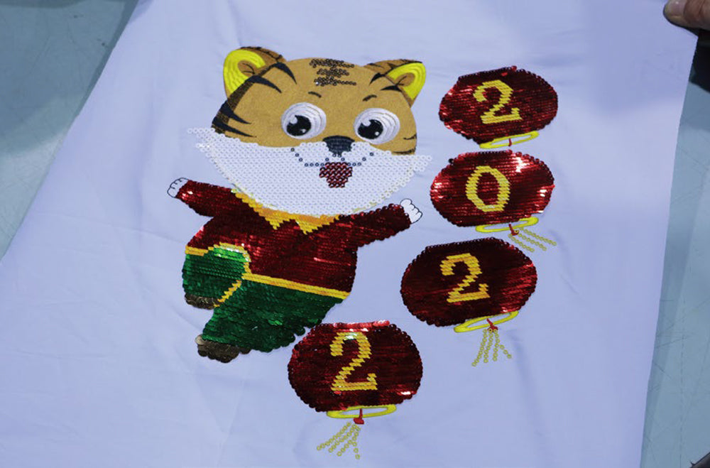 Richpeace - Mașină de brodat computerizată de mare viteză cu 8 paiete