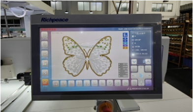 Richpeace - Mașină de brodat computerizată Flat și TuftStitch