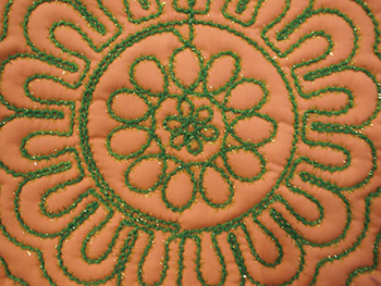 Richpeace - Mașină computerizată de matlasat și brodat cu rulouri duble multicolore