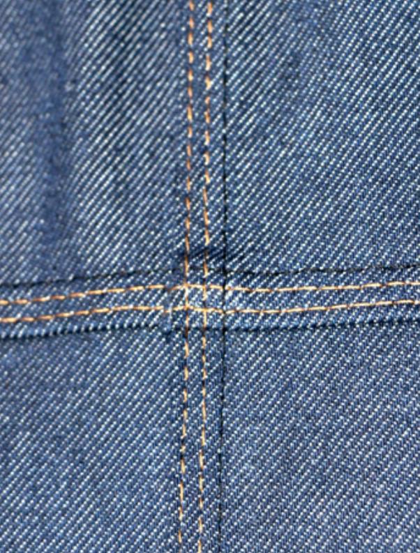 D-FA 320-P ROBOTECH - Mașină de surfilat în două straturi și/sau cusături duble, cum ar fi cusătura de șliț, cusătura spate, cusătura interiorului și cusătura laterală pentru blugi, pantaloni casual în general, haine de lucru, jachete din denim, cu 3 ace