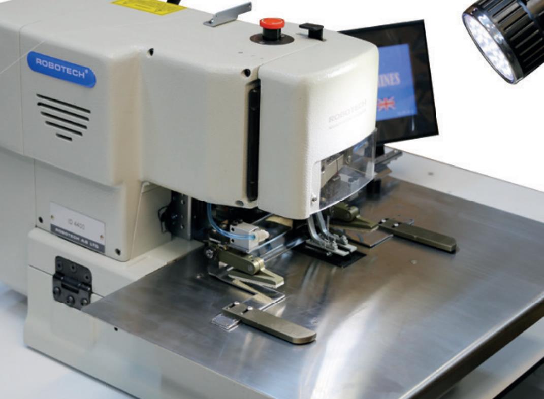 ID 4410-A ROBOTECH -  Mașina de cusut Industrială de cusut butoniere, motor DD