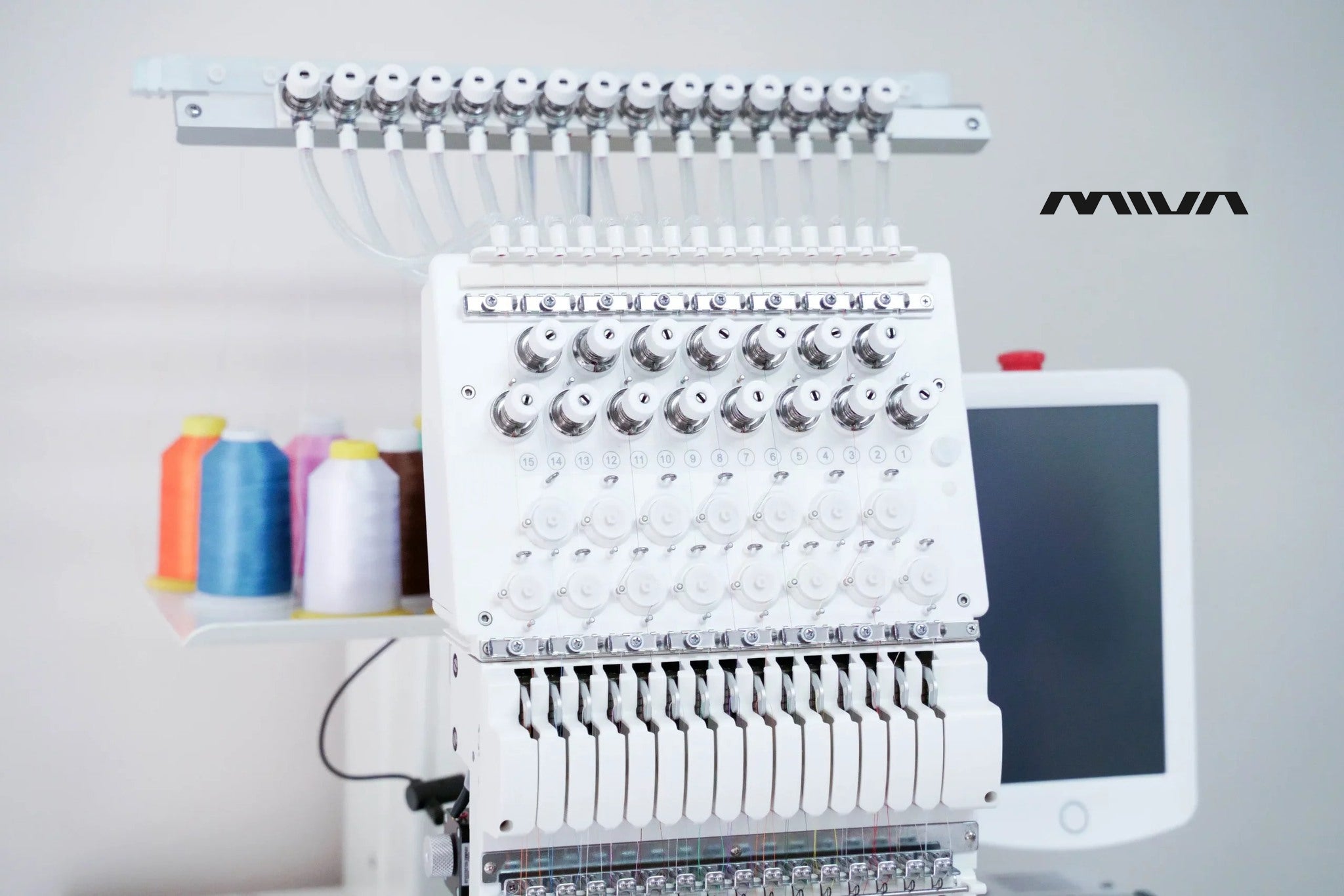 MS-1501T MIVA - Mașină de brodat Industrială computerizată multiace, cu tăietor automat de ață