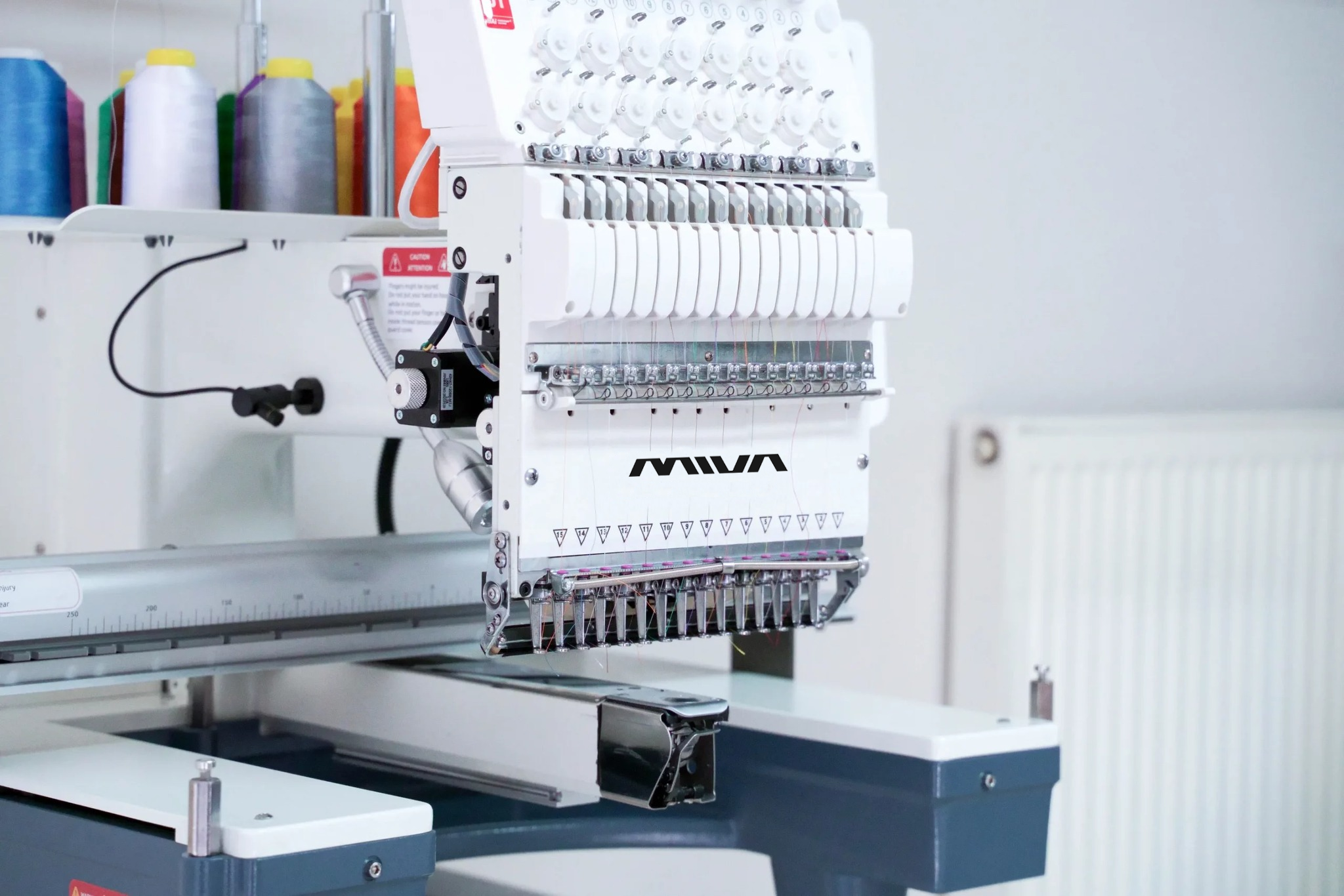 MS-1501T MIVA - Mașină de brodat Industrială computerizată multiace, cu tăietor automat de ață