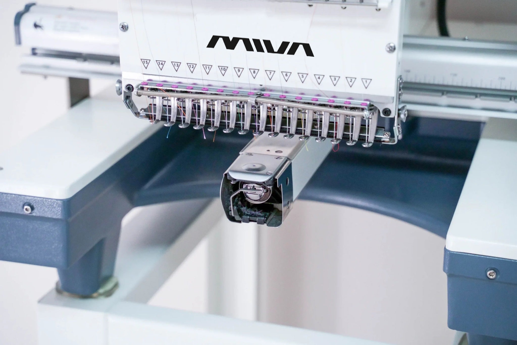 MS-1501T MIVA - Mașină de brodat Industrială computerizată multiace, cu tăietor automat de ață