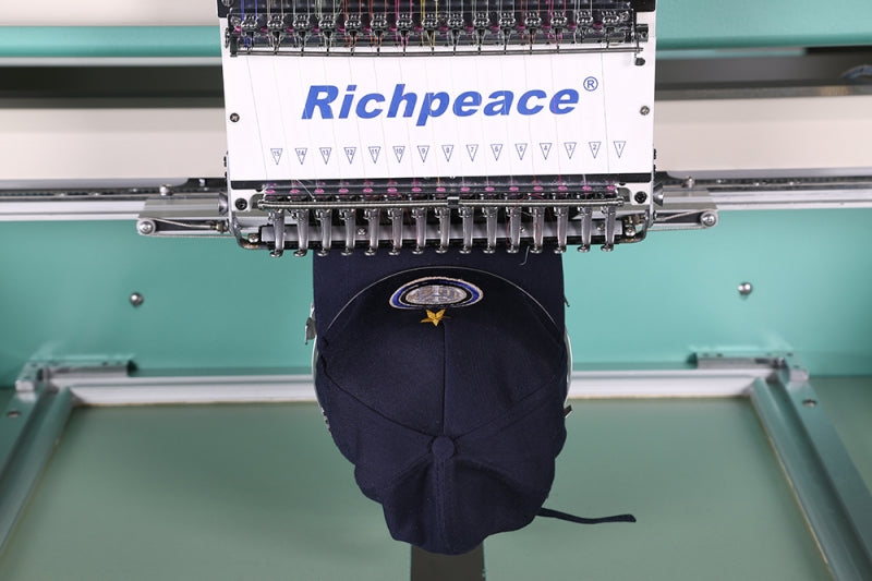 Richpeace - Mașină de brodat computerizată cu un singur cap, este ideală pentru personalizare