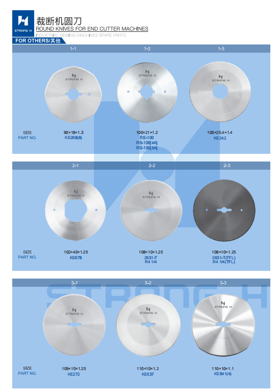 STRONG H - Cuțite pentru mașini de cusut Industriale