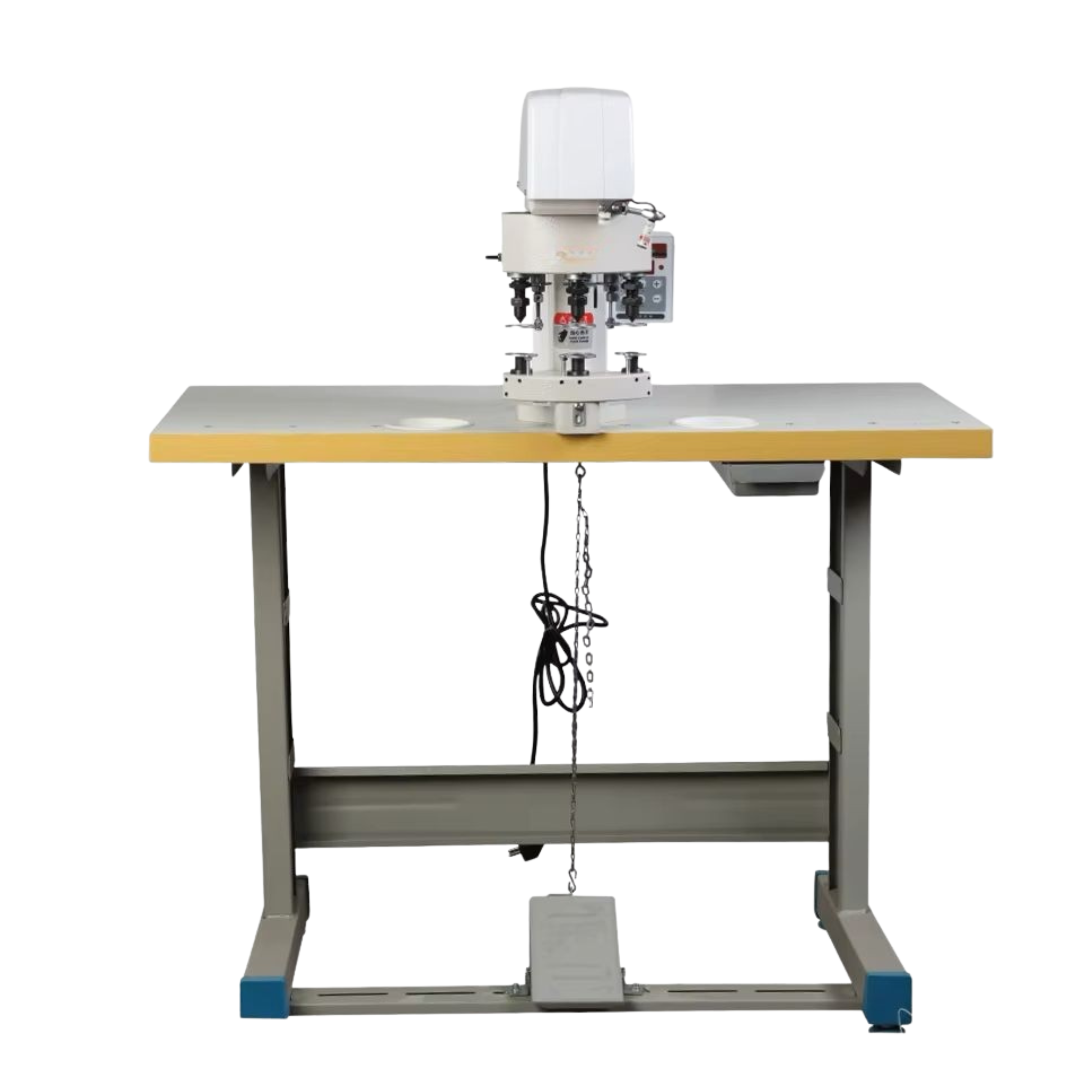 MS-3808 MIVA - Mașină de cusut pneumatică pentru nasturi cu trei capetele