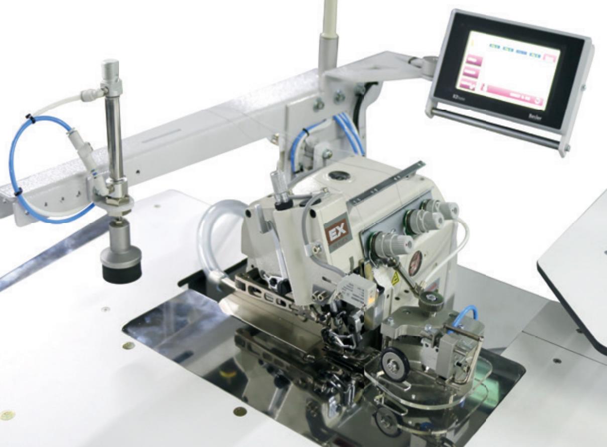 SS 3400-EX-IX ROBOTECH - Mașină de cusut Industrială destinată surfilării automate a pantalonilor fără căptușeală, precum și a fustelor și pieselor mici